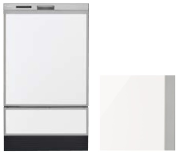 画像1: 食器洗い乾燥機 リンナイ オプション　KWP-SD401P-W　化粧パネル ホワイト（光沢） SD専用 [≦] (1)