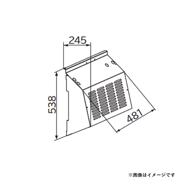画像1: 日立　SP-BF-HF-SS　エアコン 部材 吹出口フード ステンレス製 ※受注生産品 [(^^)§] (1)
