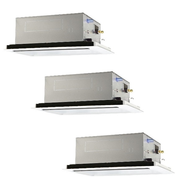 画像1: 三菱 PLZT-ERMP160L5 業務用エアコン 2方向天井カセット スリムER 同時トリプル P160形 6馬力 三相 200V ワイヤード ♪∀ (1)