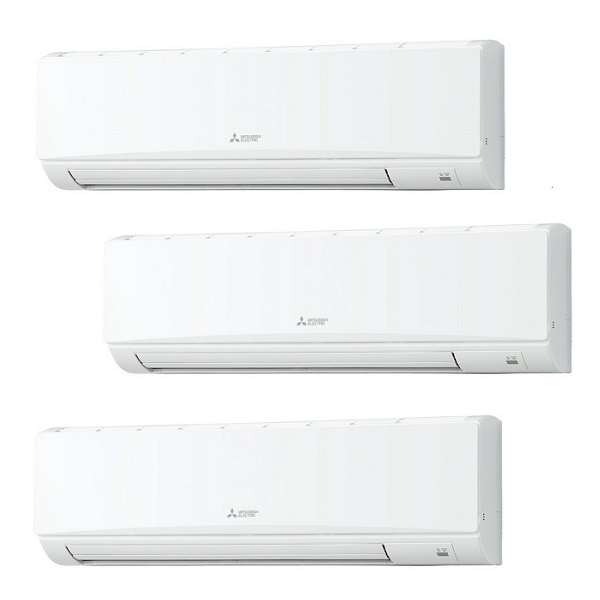画像1: 三菱 PKZT-ZRMP224K5 業務用エアコン 壁掛 スリムZR 同時トリプル P224形 8馬力 三相 200V ワイヤード ♪∀ (1)