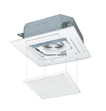 画像1: 三菱重工 [FDTV806HK6S お掃除ラクリーナパネル] 業務用エアコン 天井埋込形４方向 シングル ハイパーインバータ P80 3馬力 単相200V ワイヤード ♪ (1)