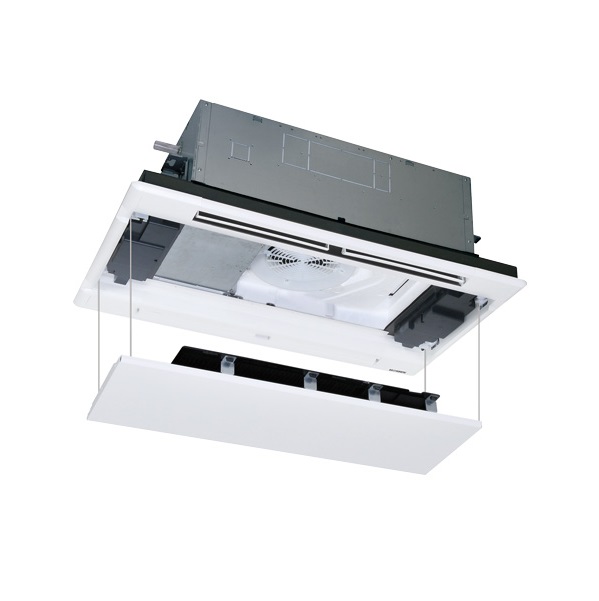 画像1: 三菱重工 [FDTWZ406H6S ラクリーナパネル] 業務用エアコン 天井埋込形2方向吹出し シングル エクシードハイパー P40 1.5馬力 三相200V ワイヤード ♪ (1)