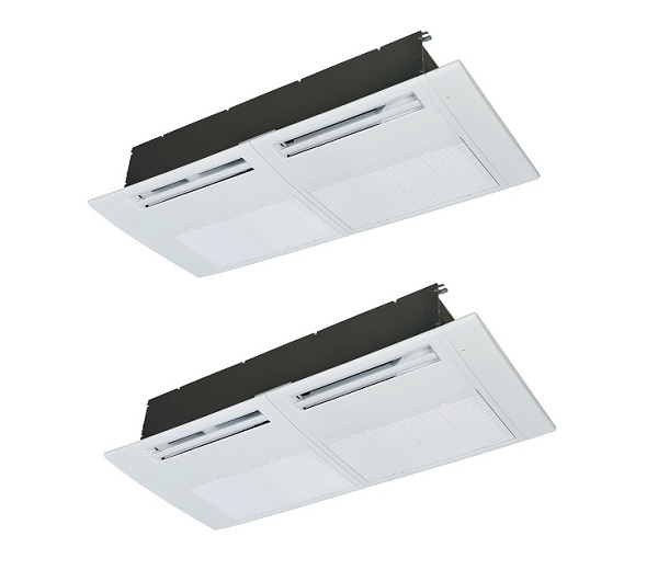 画像1: 三菱重工 [FDTSZ806HP6S 標準パネル] 業務用エアコン 天井埋込形1方向吹出し ツイン エクシードハイパー P80 3馬力 三相200V ワイヤード ♪ (1)