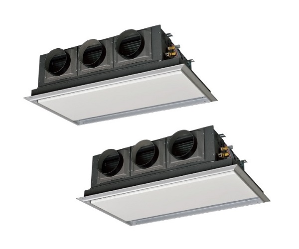 画像1: 三菱重工 [FDRV1406HP6S サイレントパネル] 業務用エアコン 天埋カセテリア ツイン ハイパーインバータ P140 5馬力 三相200V ワイヤード ♪ (1)