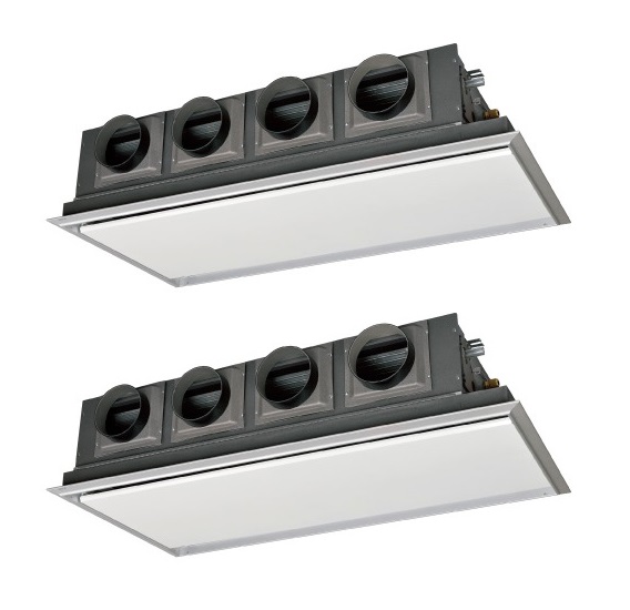 画像1: 三菱重工 [FDRV2806HP6S サイレントパネル] 業務用エアコン 天埋カセテリア ツイン ハイパーインバータ P280 10馬力 三相200V ワイヤード ♪ (1)