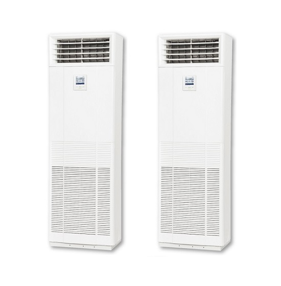 画像1: 三菱重工 FDFK1605HP5SB 業務用エアコン 暖ガン 床置形 ツイン ハイパーインバータ P160 6馬力 三相200V ワイヤード ♪ (1)