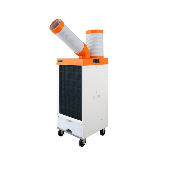 画像1: スイデン SS-25EL-3T スポットエアコン 洗練型 クールスイファン 冷風1口 自動首振り装置なし 3相200V［♪］ (1)