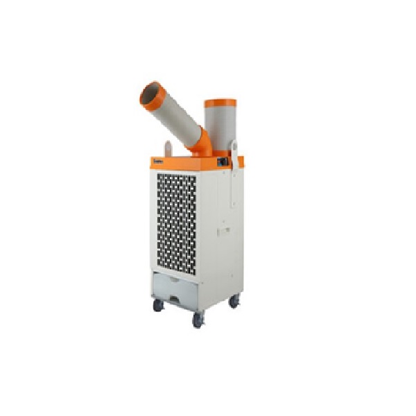 画像1: スイデン SS-25ELN-3T スポットエアコン ノンフロン型 冷風1口 自動首振り装置なし 3相200V［♪］ (1)