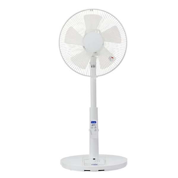 画像1: ユアサプライムス YUASA YT-3240GR(W) リビングファン 扇風機 5枚羽根 リモコン付き 風量3段階 ホワイト ℃℃ (1)