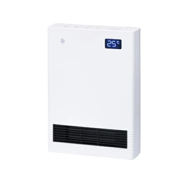 画像1: ユアサプライムス YA-S1228SGM(W) 分解して洗えるセラミックヒーター ホワイト 全面7セグ表示 DCモーター マイコン人感 YUASA ℃℃ (1)