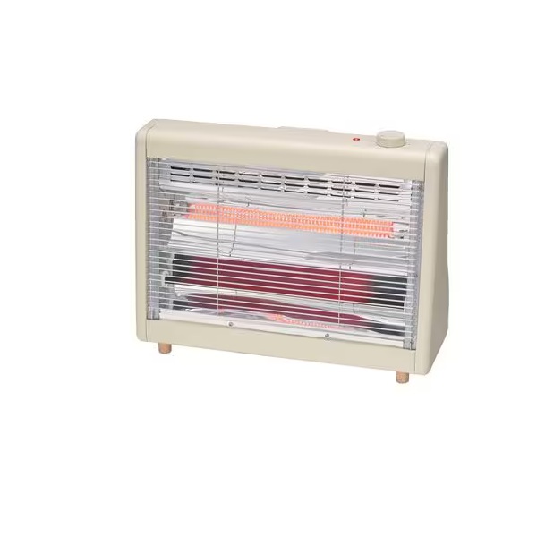 画像1: ユアサプライムス YKT-WCS1000G(LC) ワイド電気ストーブ 転倒OFFスイッチ機能 LC YUASA ℃℃ (1)