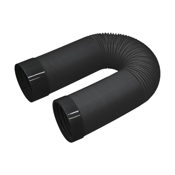 画像1: トラスコ中山/TRUSCO スポットエアコン用伸縮排熱延長ダクト3M TSCN-ED3MH-BK 黒 TSCNーDLシリーズ 100V用 (1)