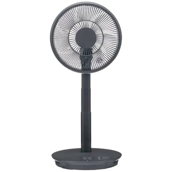 画像1: ユアサプライムス YT-D3493GFR(H) YUASA1+(ユアサワンプラス) 折り畳みリビング扇風機 風量調節8段階 羽根径30cm 7枚羽根 グレー ℃℃ (1)