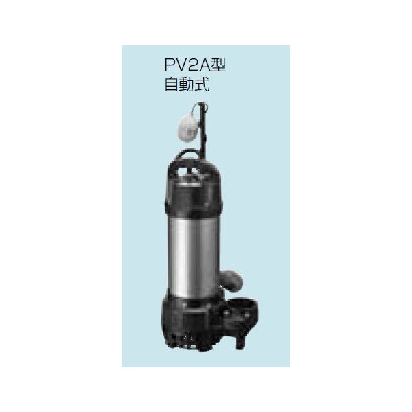 画像1: 排水水中ポンプ テラル　65PV2A-51.5　50Hz 樹脂製 雑排水タイプ [■] (1)