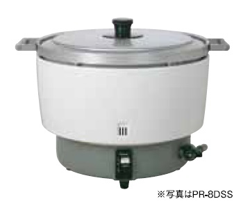画像1: パロマ 業務用ガス炊飯器　PR-10DSS　5.5升(10.0L)タイプスタンダードタイプ 固定取っ手付 都市ガス（12A13A） [♭] (1)