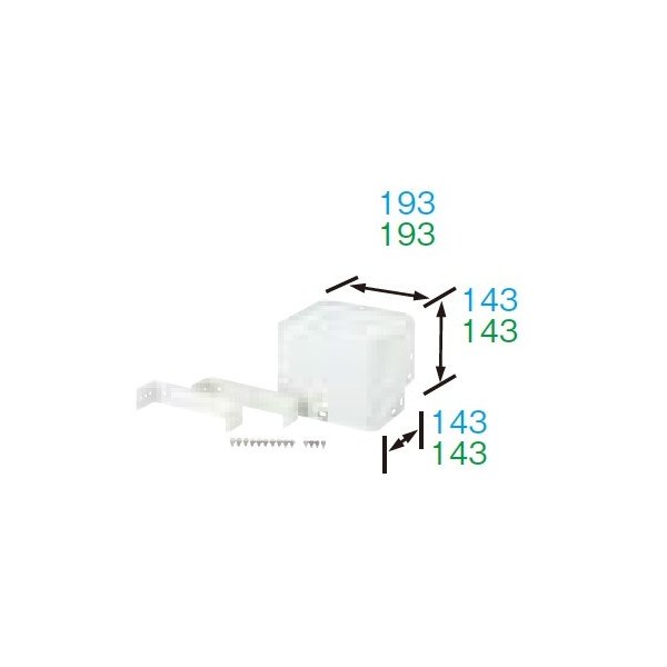 画像1: 長府/サンポット 石油暖房機 関連部材　SGE-L5　屋内配管・外コーナーカバー[♪■] (1)