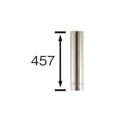 画像1: 長府/サンポット 石油暖房機 関連部材　SS-35C-1　半直筒[♪■] (1)